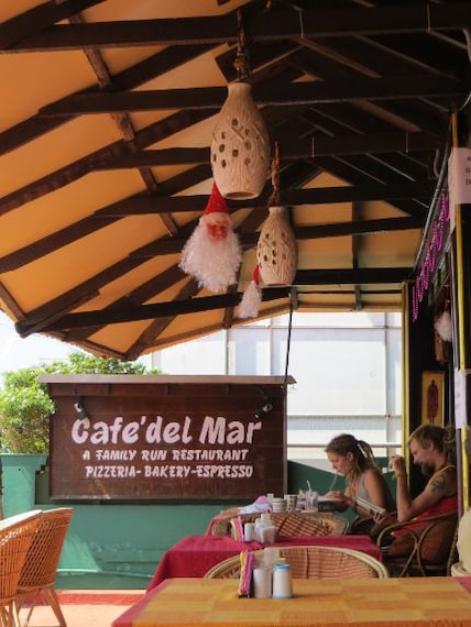 Varkala Cafe Del Mar Portrait Image